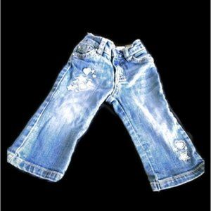 🦖🍭1989 Girls 12 month girls jeans blue